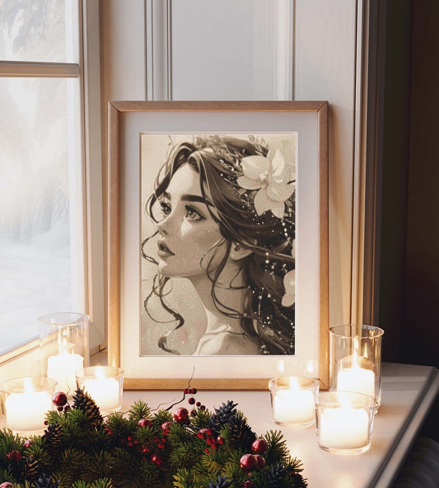 RL59 ROMANCE by passione Ricamo - Downloadable CHART with Complete Materials