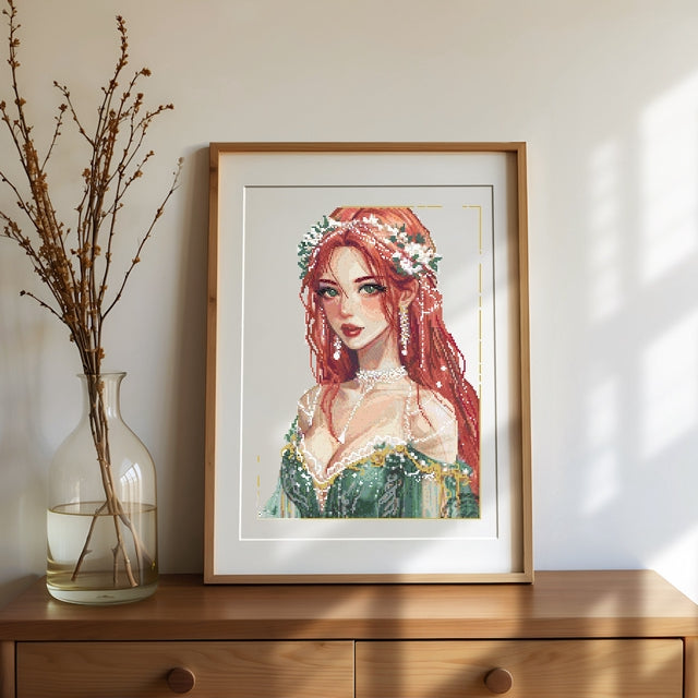 RL56 GINGER FAE by Passione Ricamo with DIGITAL Chart and Complete Materials