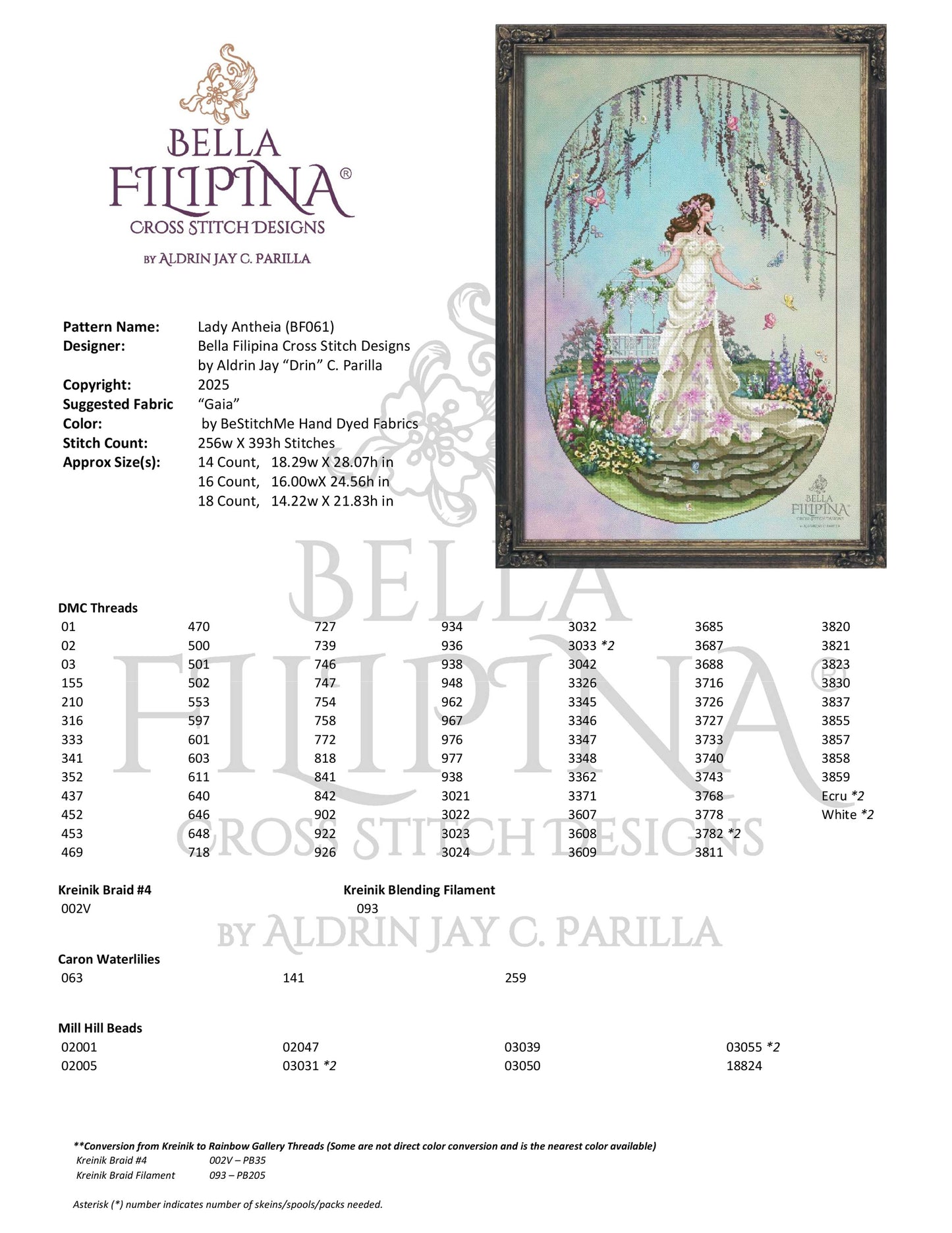 SALE! BF061 LADY ANTHEIA by Bella filipina