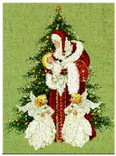 COMPLETE XSTITCH MATERIALS "SONG OF CHRISTMAS LL46" by Lavender and Lace