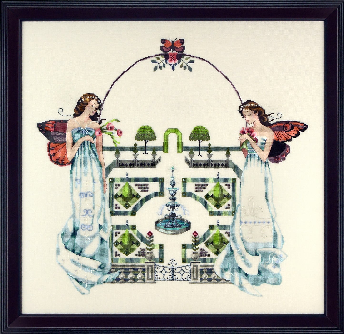 COMPLETE XSTITCH MATERIALS "SPRING TOPIARY GARDEN MD110" by Mirabilia