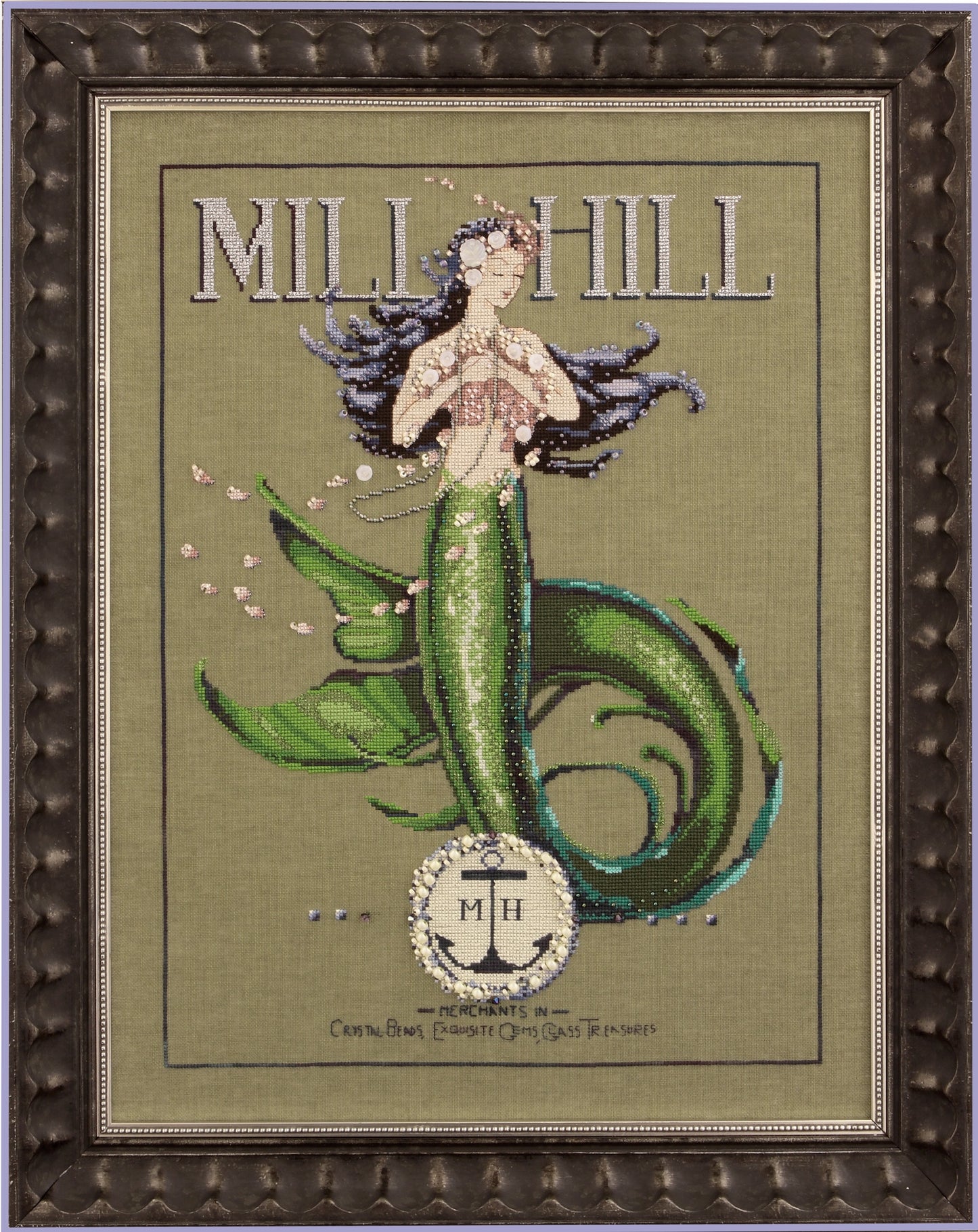 COMPLETE XSTITCH MATERIALS "MERCHANT MERMAID MD117" by Mirabilia