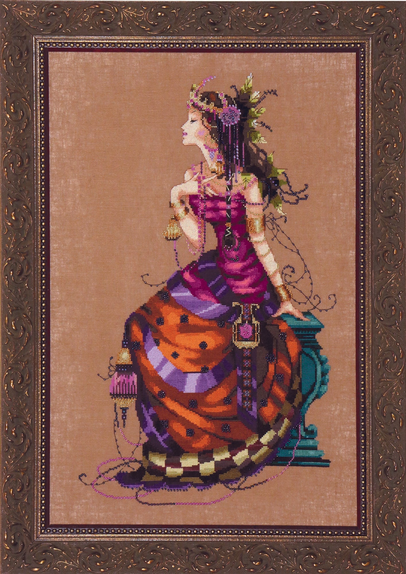 COMPLETE XSTITCH MATERIALS "THE GYPSY QUEEN MD142" by Mirabilia