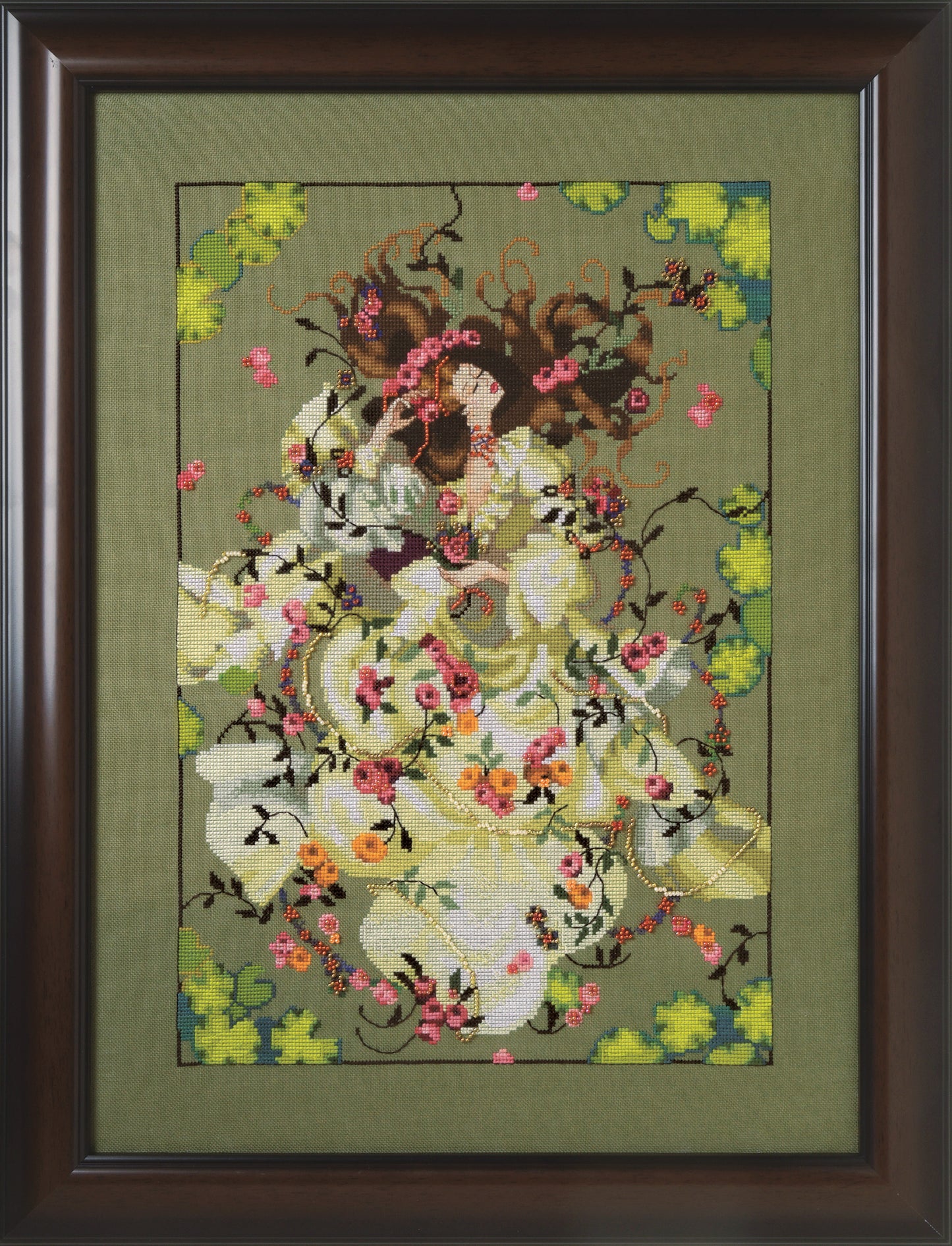 Chart and embellishments + Special Threads "MD175 OPHELIA" by Mirabilia