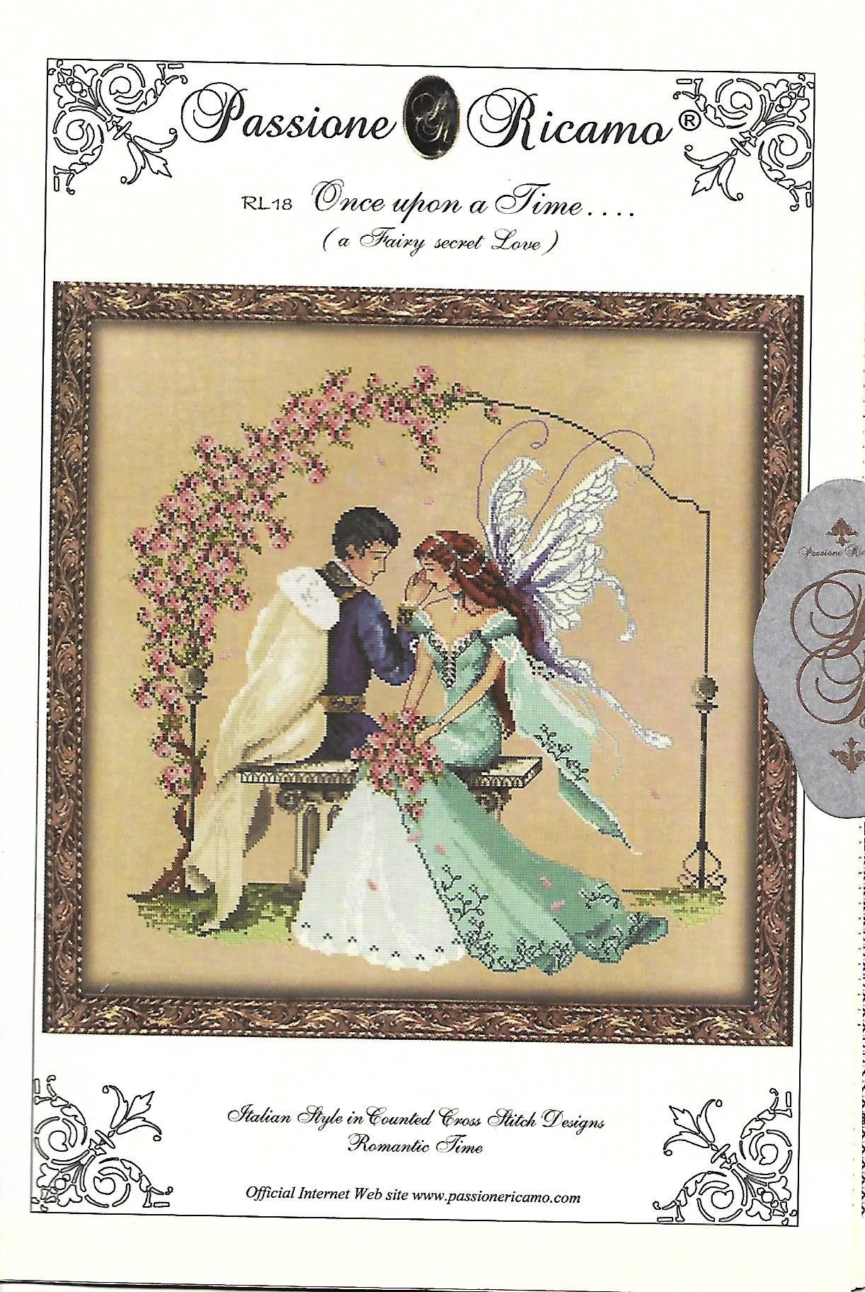 COMPLETE XSTITCH MATERIALS "ONCE UPON A TIME with LINEN " by Passione Ricamo