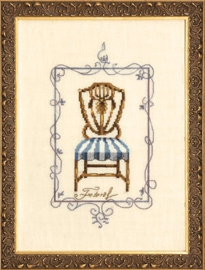 COMPLETE XSTITCH MATERIALS "FEDERAL - SITTING PRETTY COLLECTIONS" by NORA CORBETT