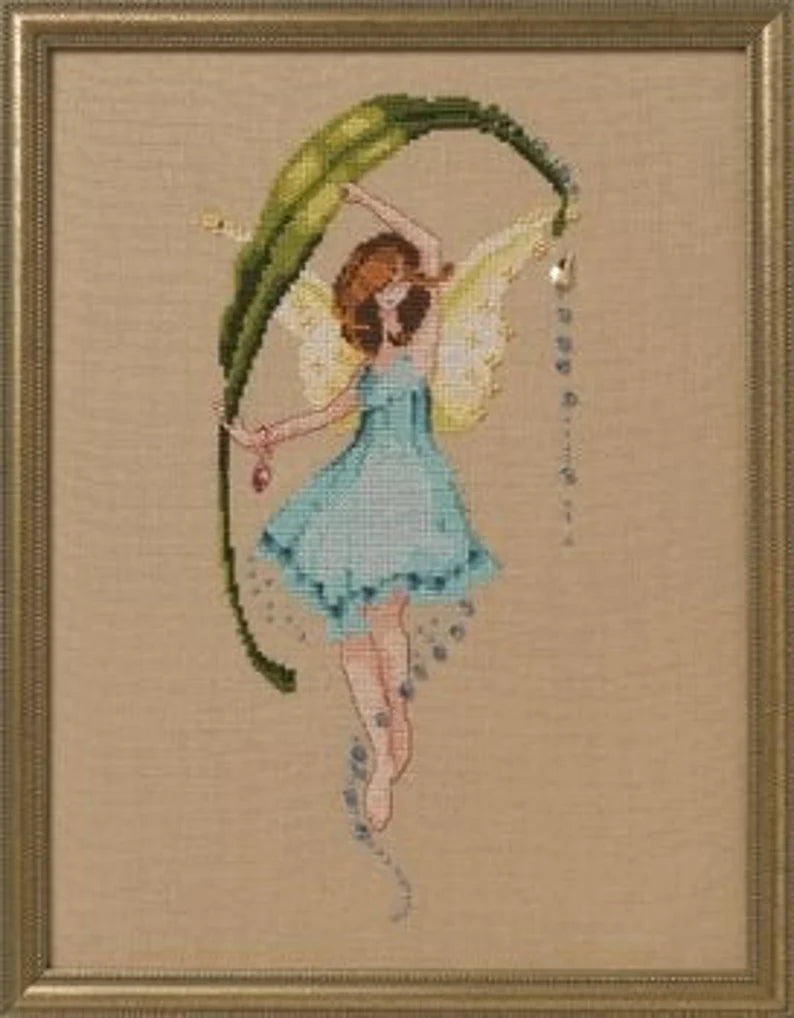 SALE! Complete Xstitch Kit - DEWDROPS NC265 by Nora Corbett