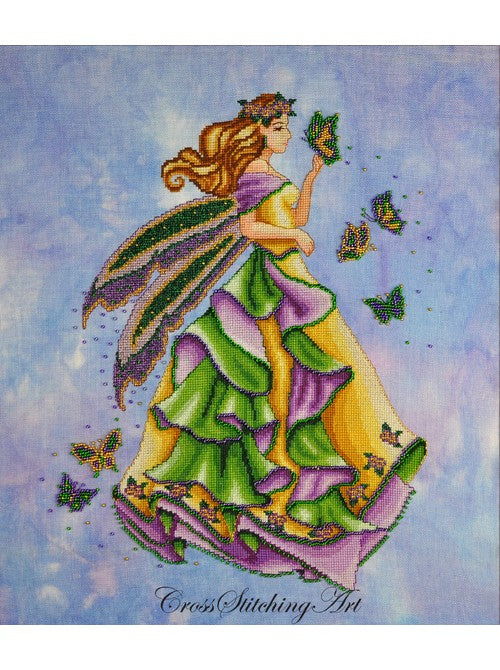 COMPLETE XSTITCH MATERIAL "LANAE , THE SUMMER FAIRY" BY CROSS STITCHING ART DESIGN