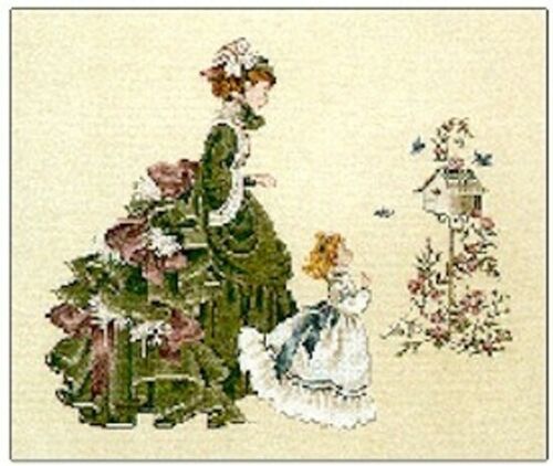 COMPLETE XSTITCH MATERIALS "L&L4 THE LITTLE WINGS" by Lavender and Lace