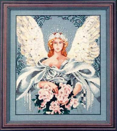 COMPLETE XSTITCH MATERIALS "MILLENIUM ANGEL MD27" by Mirabilia