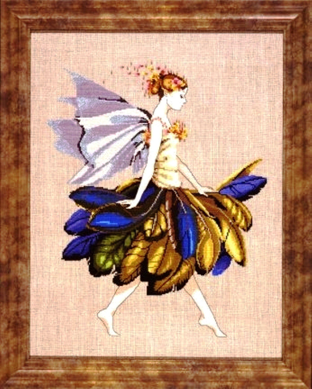 COMPLETE XSTITCH MATERIALS "THE FEATHER FAIRY MD83" by Mirabilia