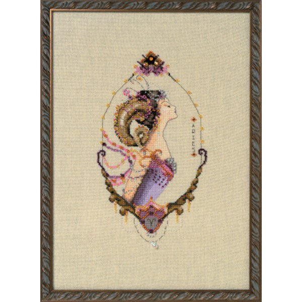SALE! Complete Xstitch Materials ARIES NC328 by Nora Corbett