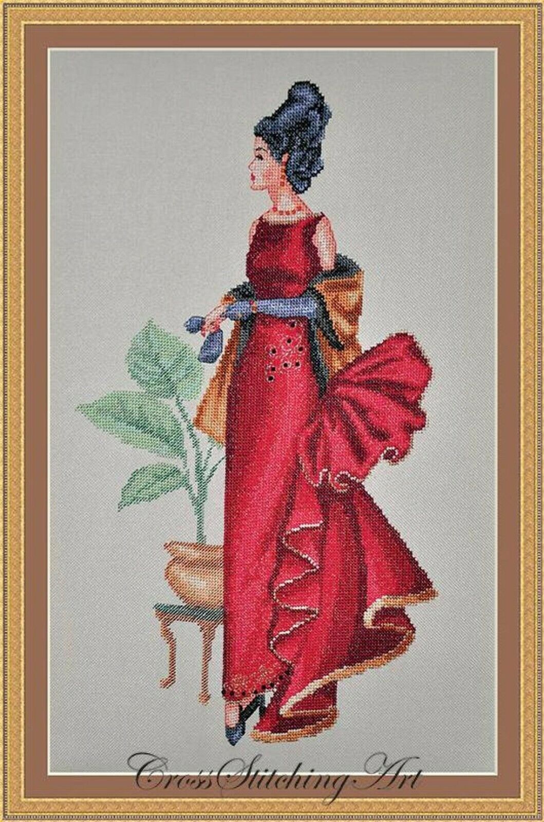SALE! Complete Xstitch Materials TIFFANY - by Cross Stitching Art Design