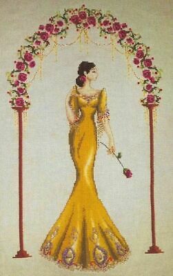 Complete Xstitch Materials "BF001 ROSA MYSTICA" by Bella Filipina