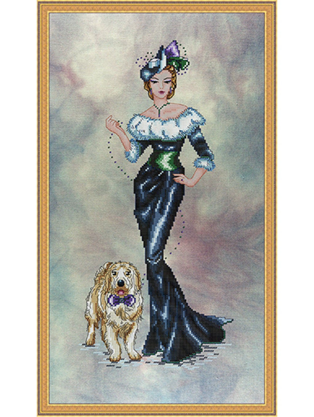 COMPLETE XSTITCH MATERIALS "SOPHIE" by CROSS STITCHING ART DESIGNS