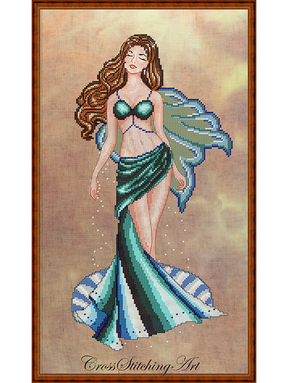 COMPLETE XSTITCH MATERIALS "VENUS, THE FAIRY OF LOVE" by Cross Stitching Art Design