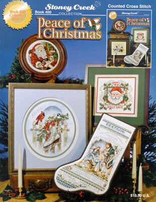 8TH DAY of Christmas - Peace Of Christmas Cross Stitch Pattern (CHART plus 80PCS DMC FLOSS)