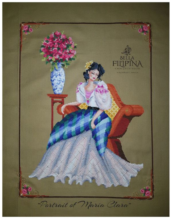 SALE! BF012 MARIA CLARA by Bella Filipina with Complete Xstitch Materials