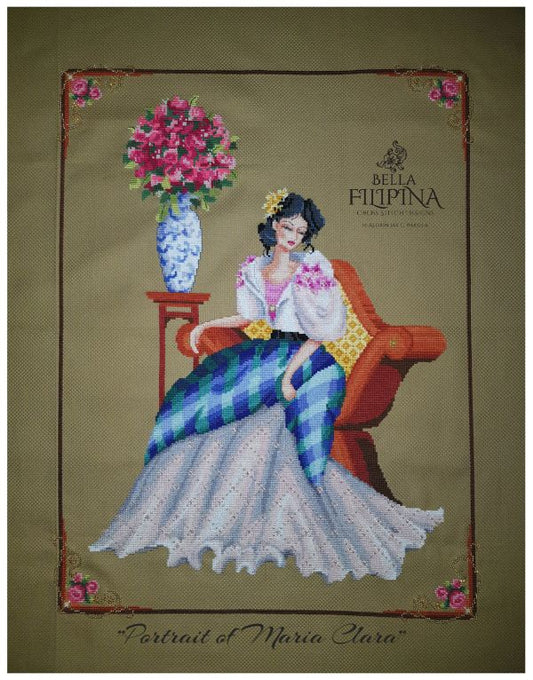 SALE! BF012 MARIA CLARA by Bella Filipina with Complete Xstitch Materials