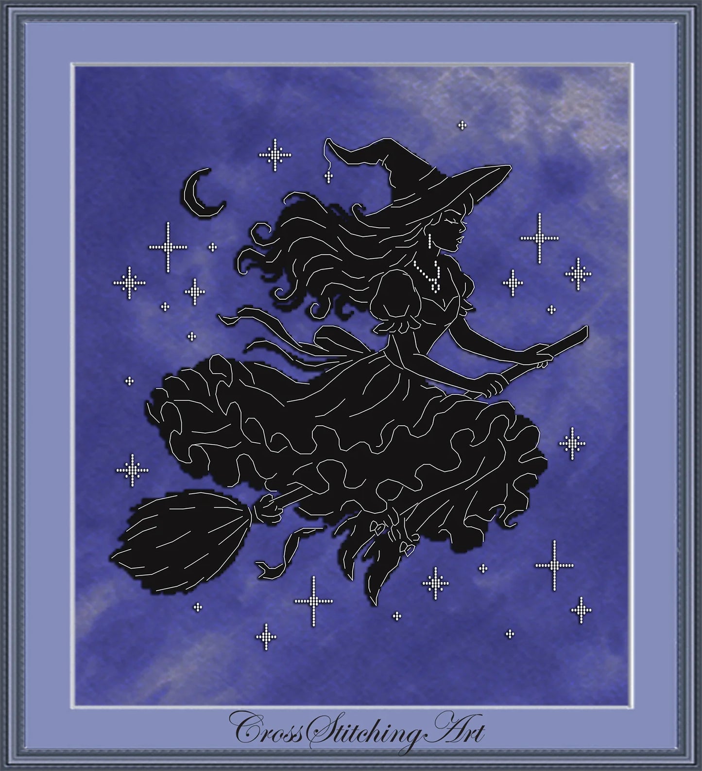 SALE! Amorette Noire By Cross stitching Art Design