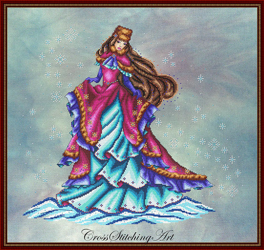 SALE! ANASTACIA by Cross Stitching Art Design with Complete Materials