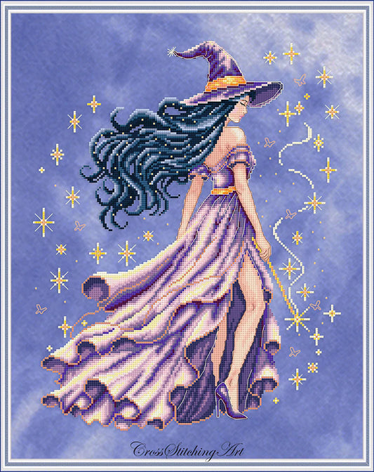 SALE! Avery, Keeper of Stardust by Cross stitching Art Design