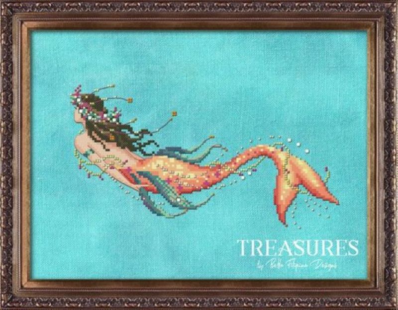 Sale! BF-TR001 Bella filipina treasures MERMAID CORALINE with Complete materials