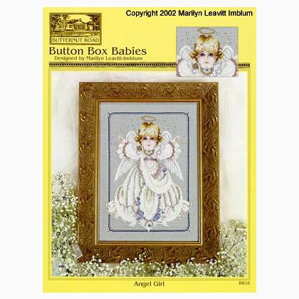 CLEARANCE SALE! Button Box Babies - Angel Girl by Butternut Road with Complete Materials