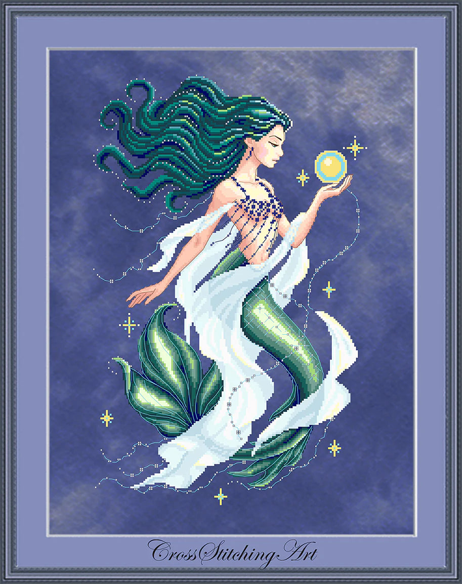 Elowen, Light of the Deep by Cross Stitching art Design