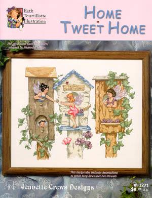 CLEARANCE SALE! Home Tweet Home by Jeanette Crews Designs (CHART + 80 pcs DMC)