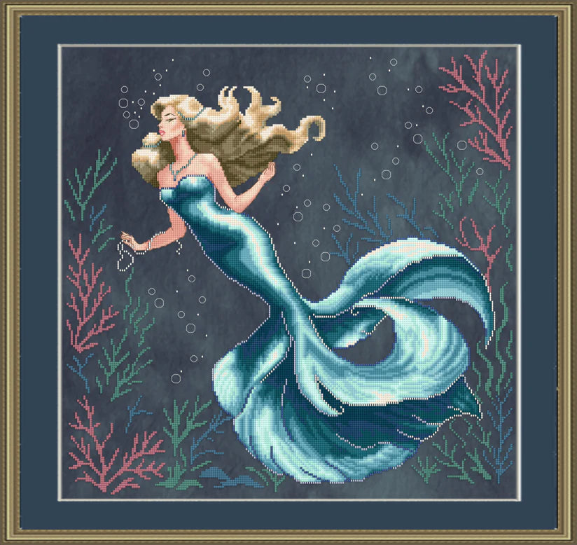 SALE! Mireille, the Pearl of Tides By Cross Stitching Art Design