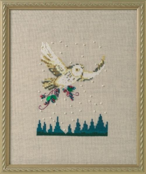 NC275 WINTER OWL HOLIDAY IN THE FOREST by Nora Corbett with Complete Materials