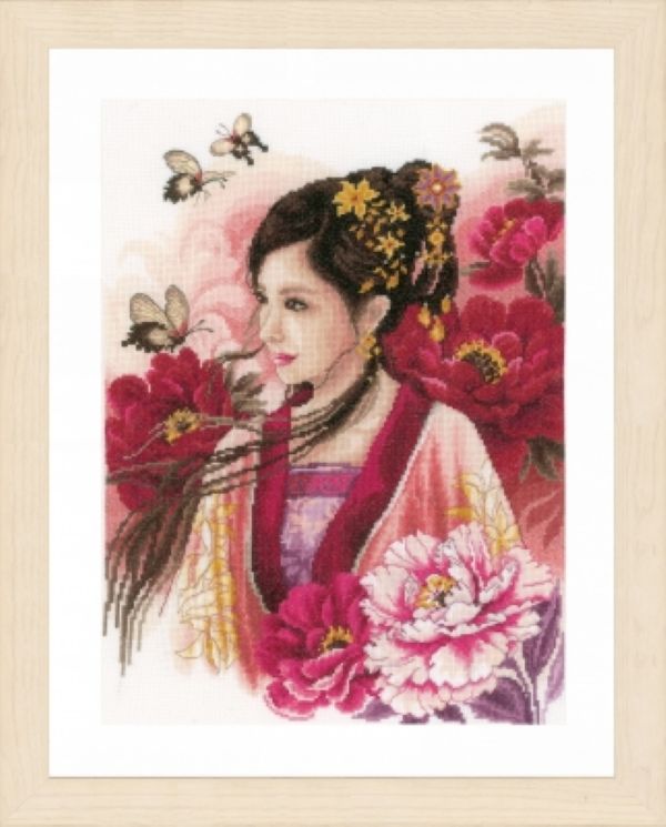 SALE! ASIAN LADY in Pink by Lanarte