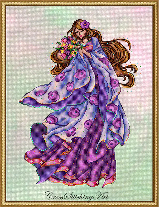 ROSINA by Cross Stitching Arts Design with Complete Materials