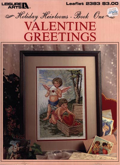 CLEARANCE SALE! Valentine Greetings by Leisure Arts with Complete Materials