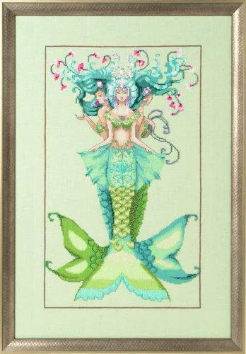 Complete Xstitch Materials MD178 THE THREE MERMAIDS by Mirabilia Design