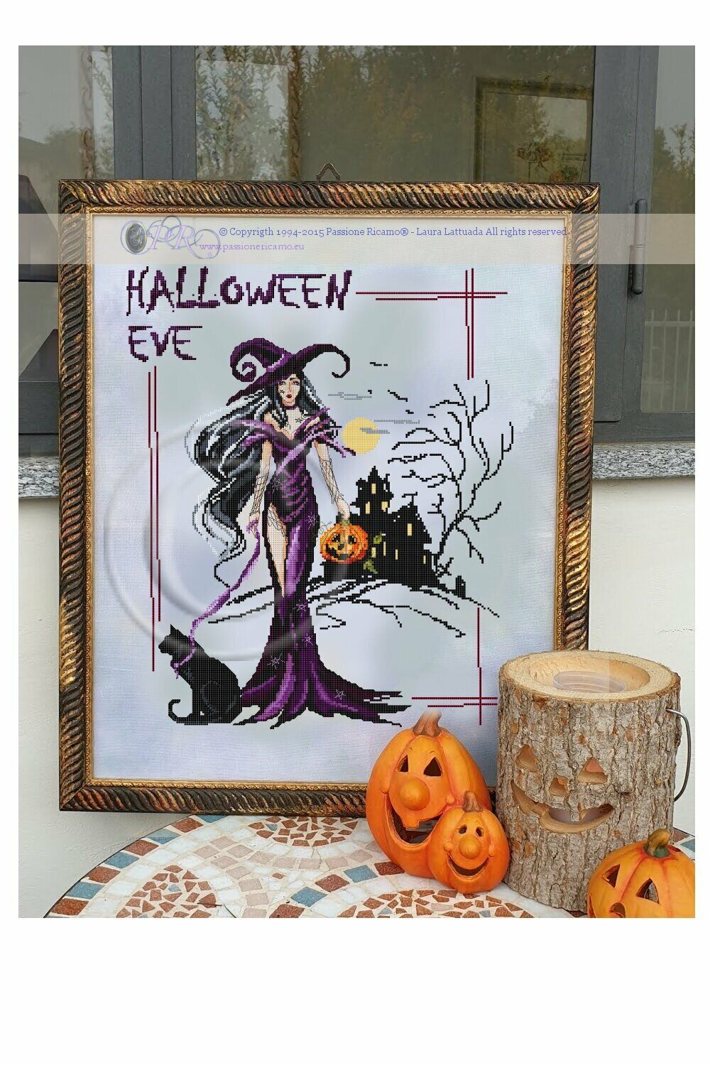 SALE! RL49 Halloween SPIRIT  by Passione Ricamo with Complete Materials