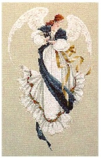 COMPLETE XSTITCH MATERIALS "ANGEL  OF HOPE LL13" by Lavender and Lace