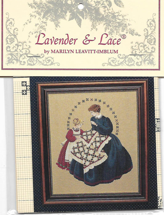 COMPLETE XSTITCH MATERIALS "QUILT MAKER  LL27" by Lavender and Lace