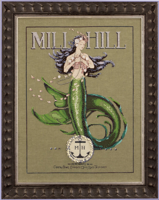 COMPLETE XSTITCH MATERIALS "MERCHANT MERMAID  MD117" by Mirabilia