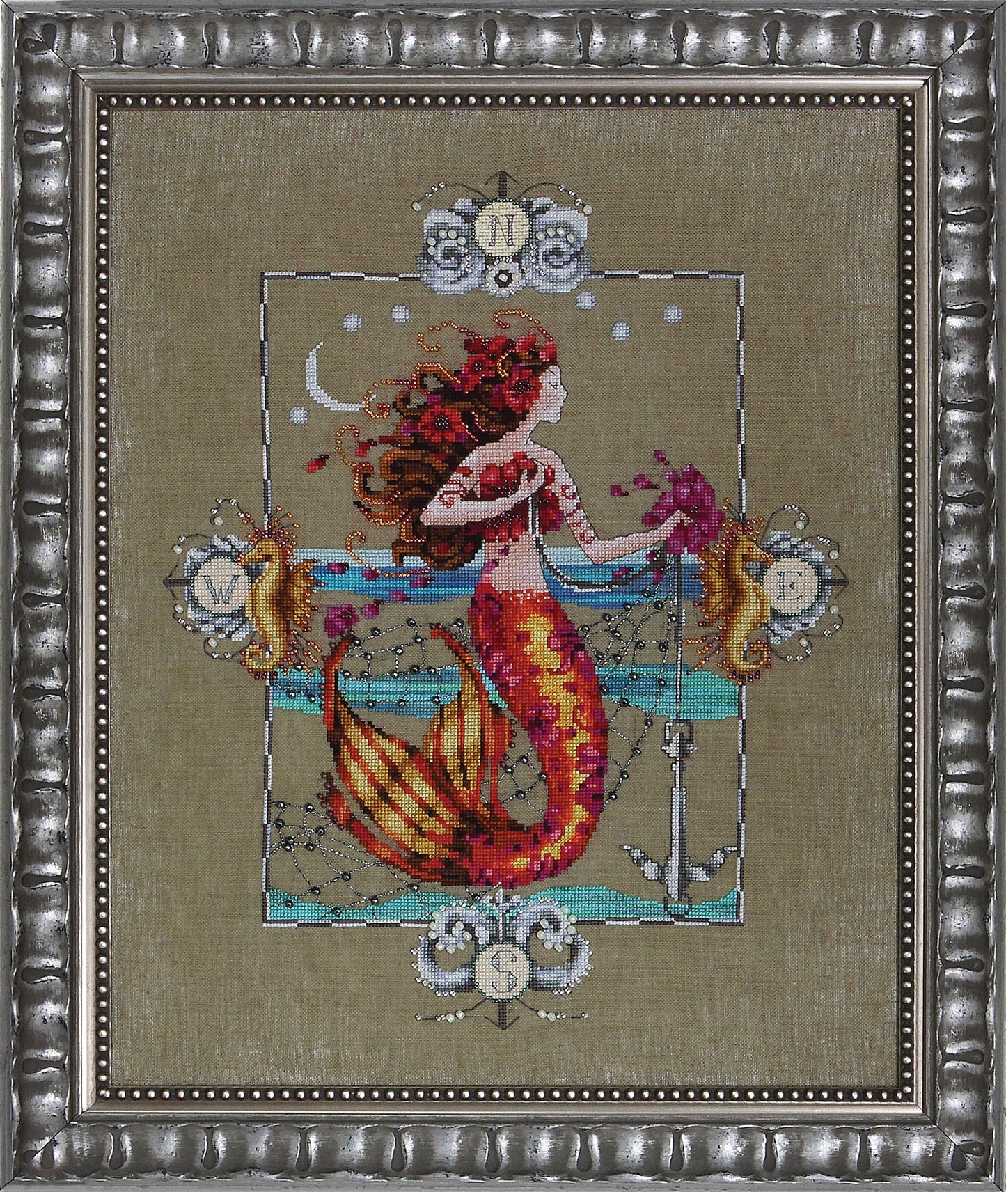 COMPLETE XSTITCH MATERIALS "GYPSY MERMAID  MD126" by Mirabilia