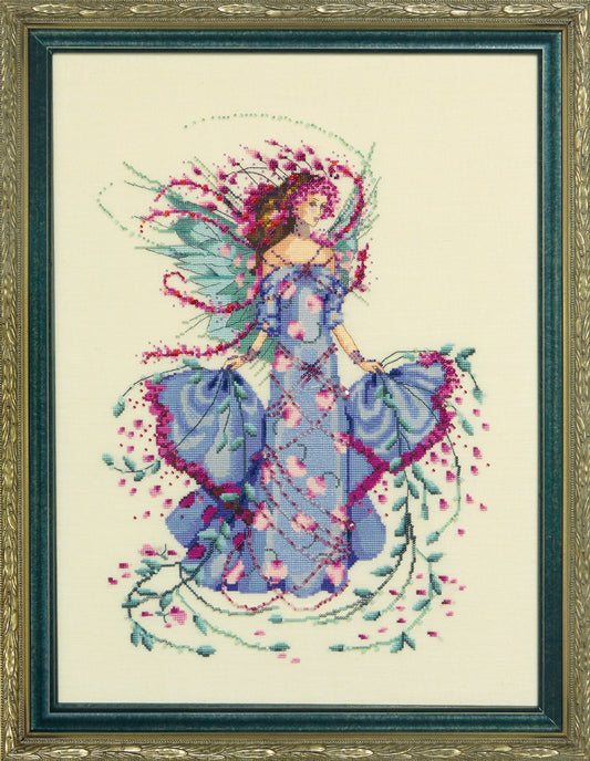 COMPLETE XSTITCH MATERIALS "OCTOBER OPAL FAIRY MD132" by Mirabilia