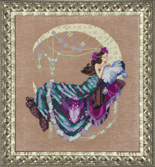 COMPLETE XSTITCH MATERIALS "MOONFLOWERS MD137" by Mirabilia