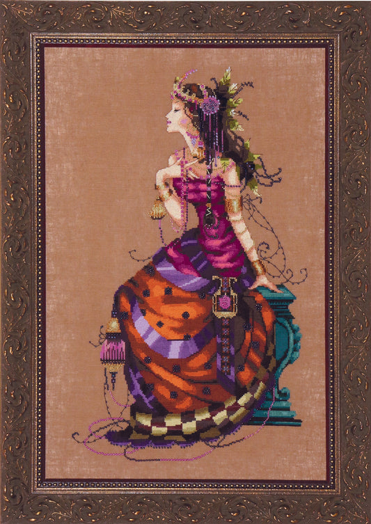 COMPLETE XSTITCH MATERIALS "THE GYPSY QUEEN MD142" by Mirabilia