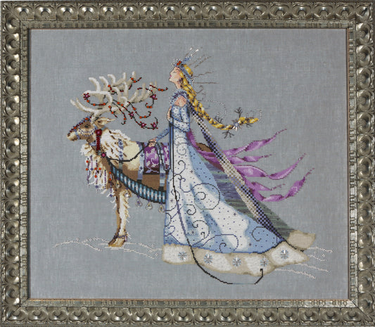 COMPLETE XSTITCH MATERIALS "THE SNOW QUEEN MD143" by Mirabilia