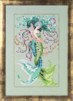 Complete Cross Stitch Kit "MD176 TWISTED MERMAID" by Mirabilia design