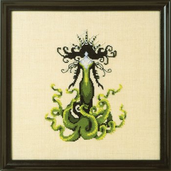 SALE! Complete Xstitch Materials NC296 SEA WITCH by Nora Corbett