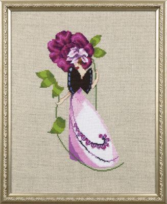 SALE! Complete Xstitch Materials NC299 SULTANAS ROSE by Nora Corbett