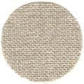 32 COUNT LINEN - BELFAST - OPALESCENT (CLEAR) ON RAW NATURAL 18 x 27