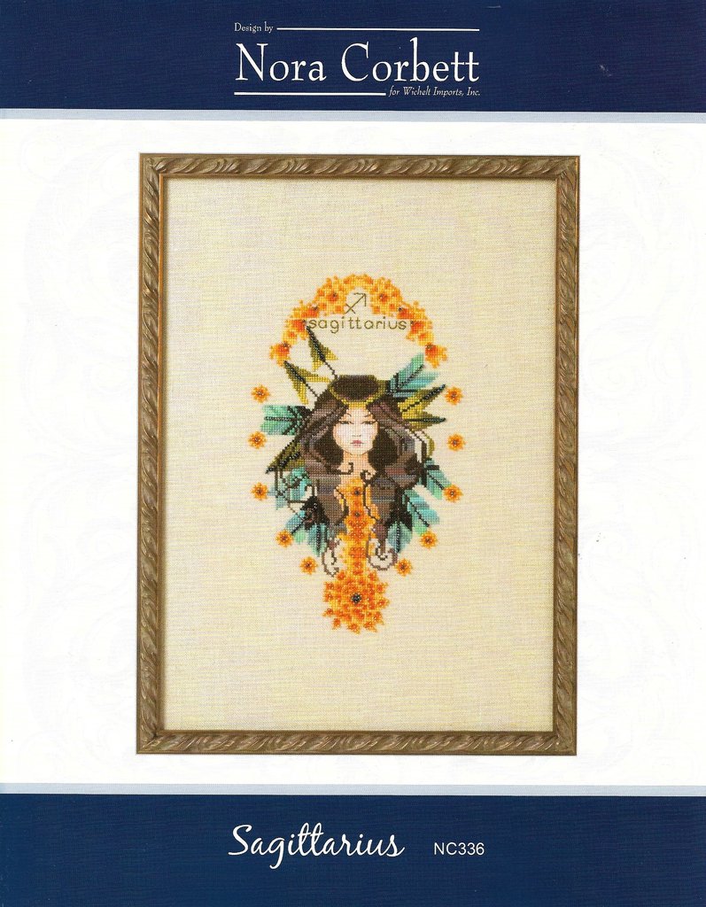 SALE! Complete Xstitch Materials SAGITTARIUS NC336 by Nora Corbett